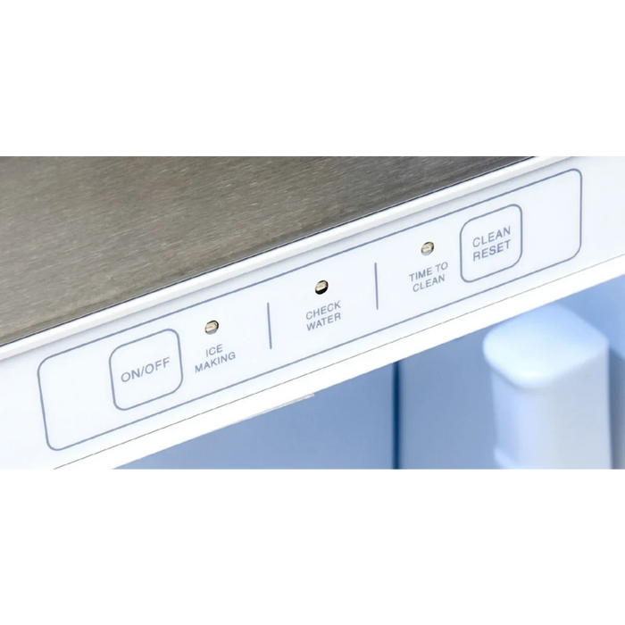 Viking® 15" Nugget Stainless Steel Ice Machine with Drain Pump FPNI515