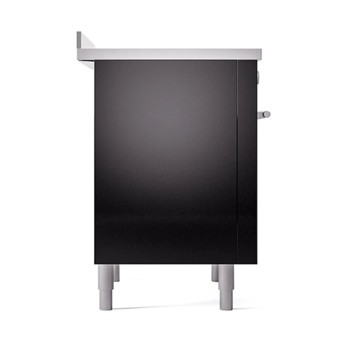 ILVE 36"Professional Plus Freestanding Induction Range Glossy Black UPI366QMPBK