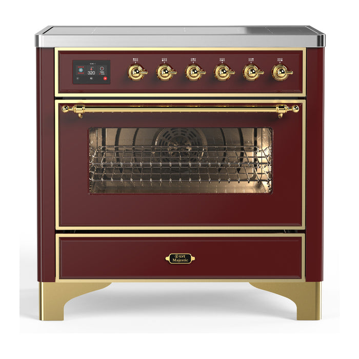 ILVE 36"Majestic III Induction Range, UMIB36NR3 — UMIB36NR3AWB