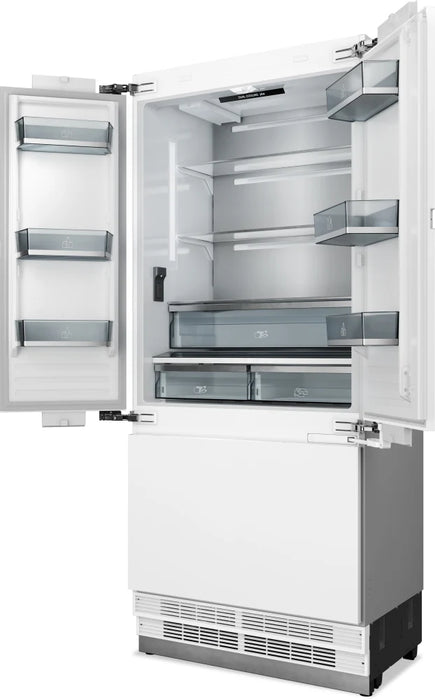 THOR 36" Panel Ready Built-In French Door Refrigerator, Interior Water Dispenser, Ice Maker, XRF3619BFP