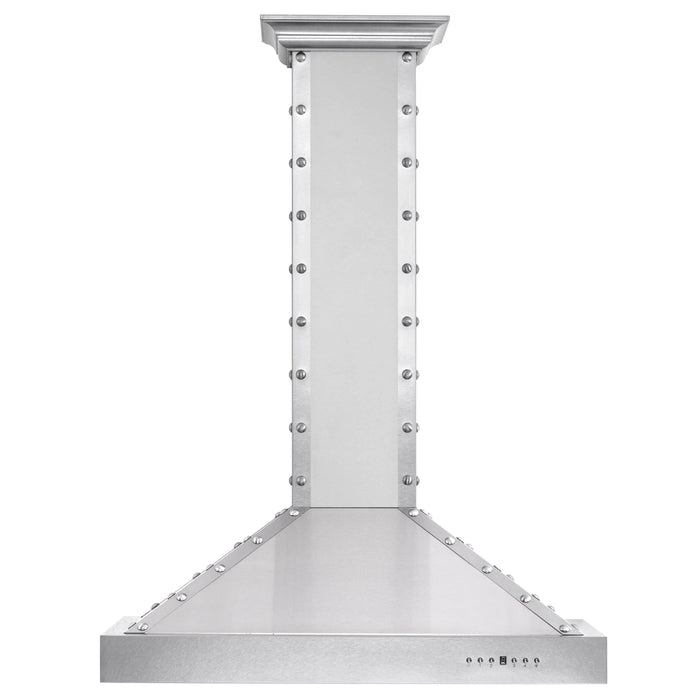 ZLINE 30" Designer Series Stainless Island Range Hood, KB2i-4SSXS-30