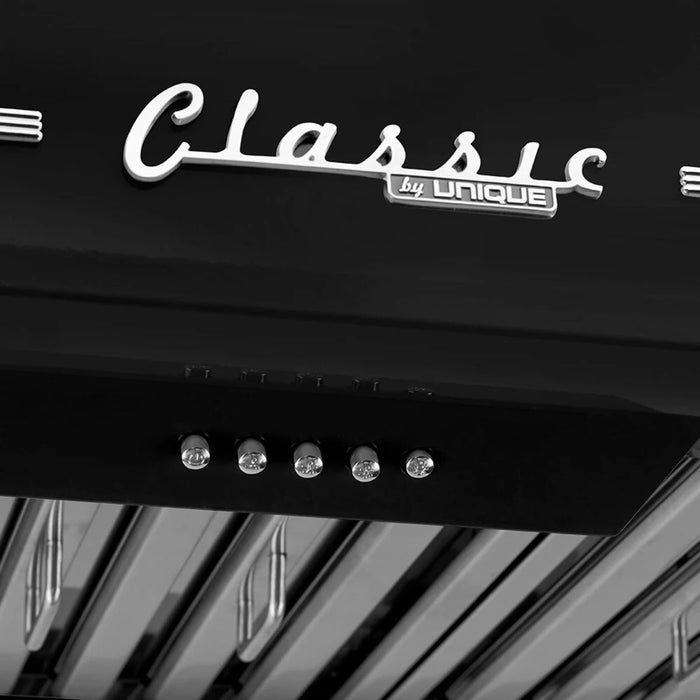 UNIQUE 36" Under Cabinet Retro Range Hood, UGP-36CR RH B