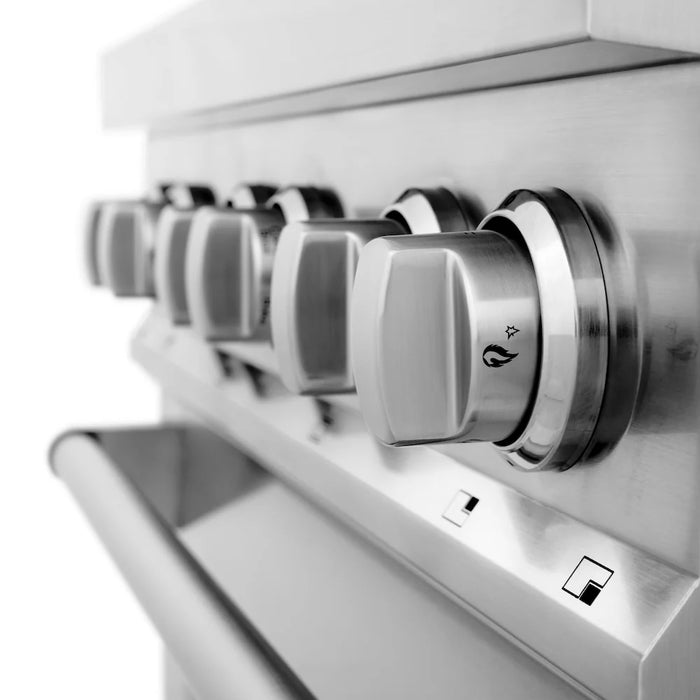 ZLINE 30" Bundled Stainless DualRange RangeHood Dishwasher 3KP-RARH30-DWV