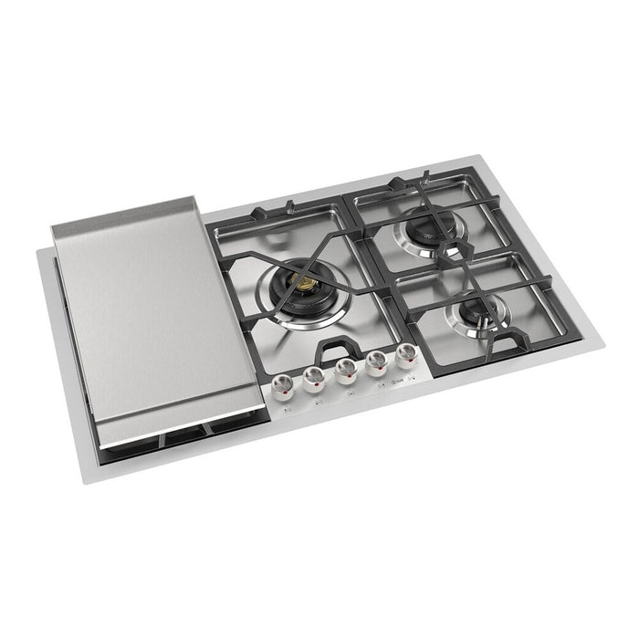 ILVE Panoramagic 36" Built-In Gas Cooktop UHCPMT95FSS