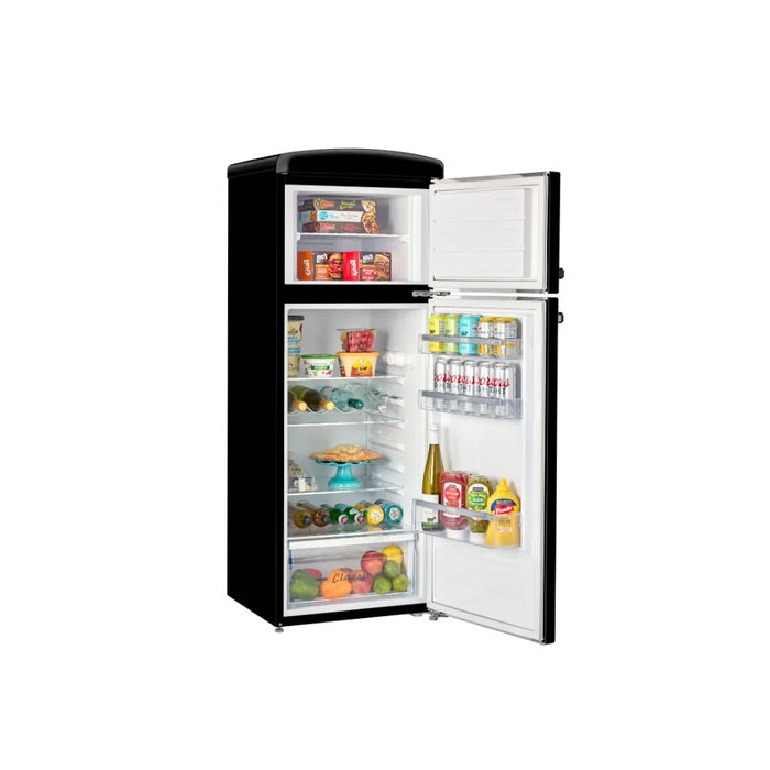 UNIQUE 21.6" Freestanding Top Freezer Refrigerator, UNQ-FR7CT B AC