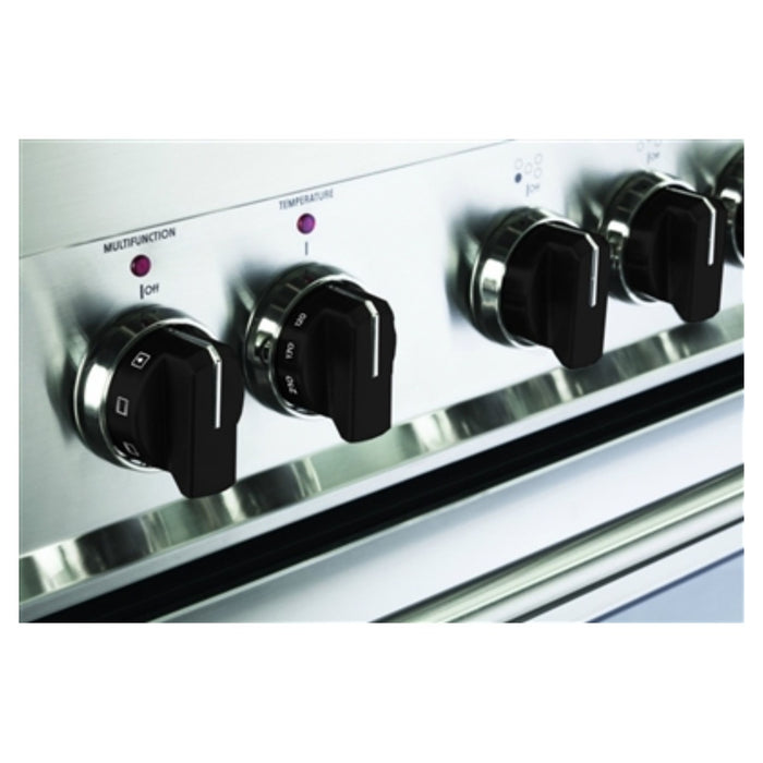 Verona Color Knob Set for Designer Single Oven Dual Fuel VEKNDGESBLK