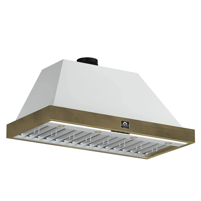 FORNO Vittorio 48" Wall Mount Range Hood FRHWM5078-48WHT