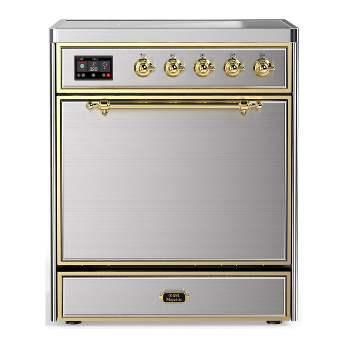 ILVE 30"Majestic III Induction Range, UMIB30QNR3 — UMIB30QNR3AWB