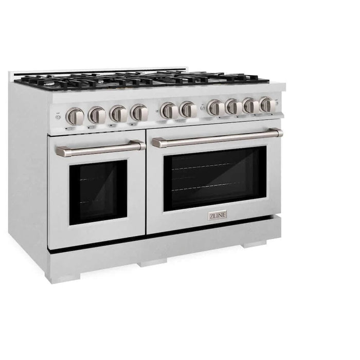 ZLINE 48" Select Gas Range Convection Gas Oven DuraSnow® Stainless Steel HGRS-48