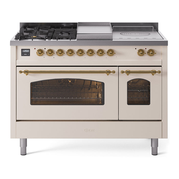 ILVE Nostalgie II 48" Dual Fuel Range UP48FSNMP