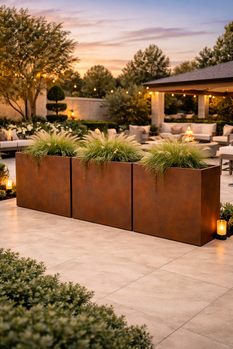 Corten Steel Edge Planters