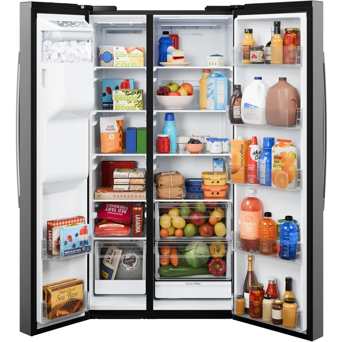 GE 36" Freestanding Side-By-Side Refrigerator, GSS28NYYFS