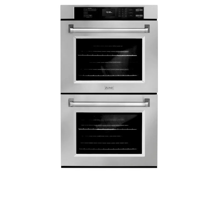 ZLINE 30"Professional True Convection Double Wall Oven, Air Fry, Self Clean, Stainless Steel WAD-30