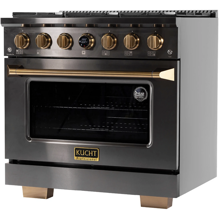 Kucht 36" Freestanding Dual Fuel Range KXD36
