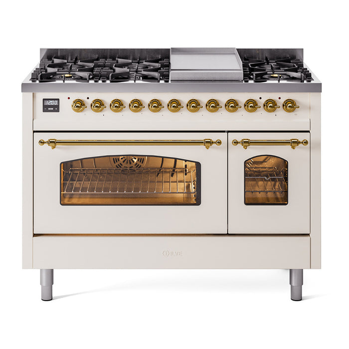 ILVE Nostalgie II 48" Dual Fuel Range, UP48FNMP