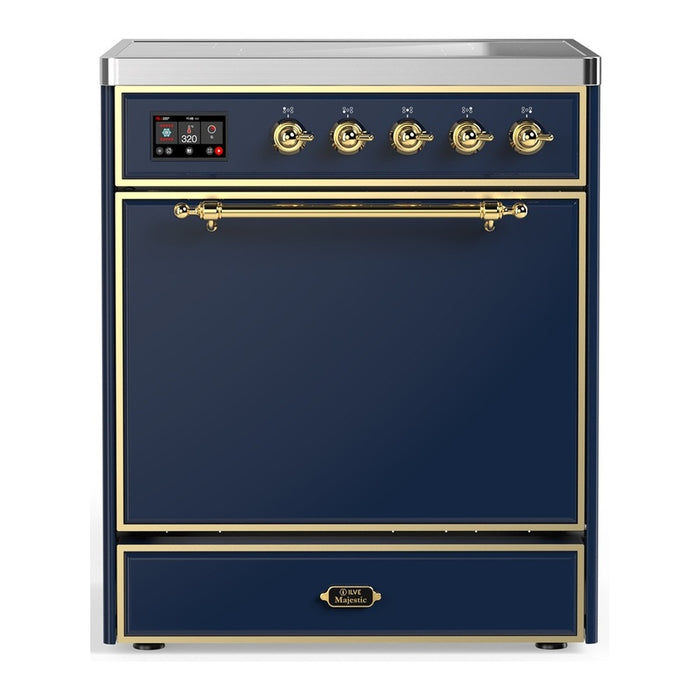 ILVE 30"Majestic III Induction Range, UMIB30QNR3 — UMIB30QNR3AWB