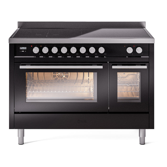 ILVE 48"Professional Plus Induction Range, UPI486WMP — UPI486WMPWH
