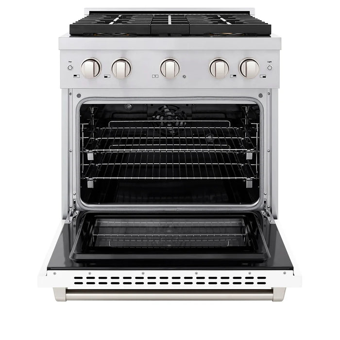 ZLINE 30" Paramount Dual Fuel Range DuoPro™ Cooktop, Electric Convection Oven PSDR-WM-30