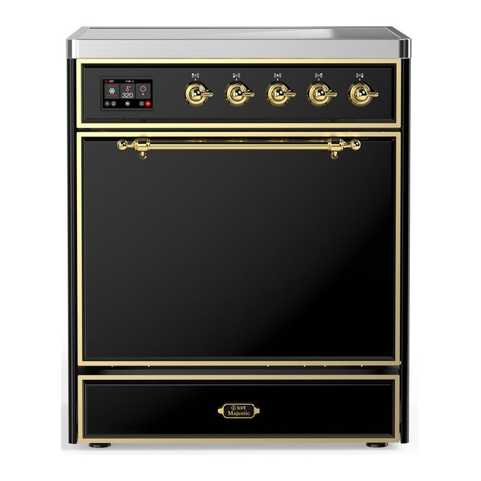 ILVE 30"Majestic III Induction Range, UMIB30QNR3 — UMIB30QNR3AWB