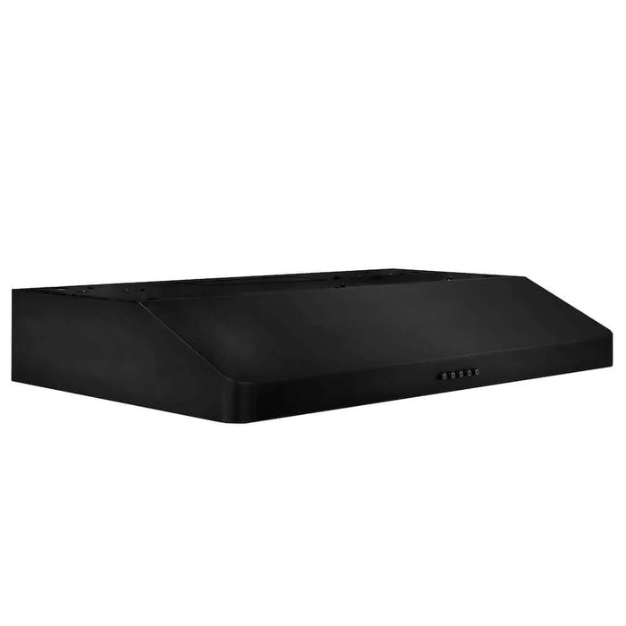 ZLINE 30" 400 CFM Ducted Under Cabinet Range Hood, Black Stainless Steel, BS617-30