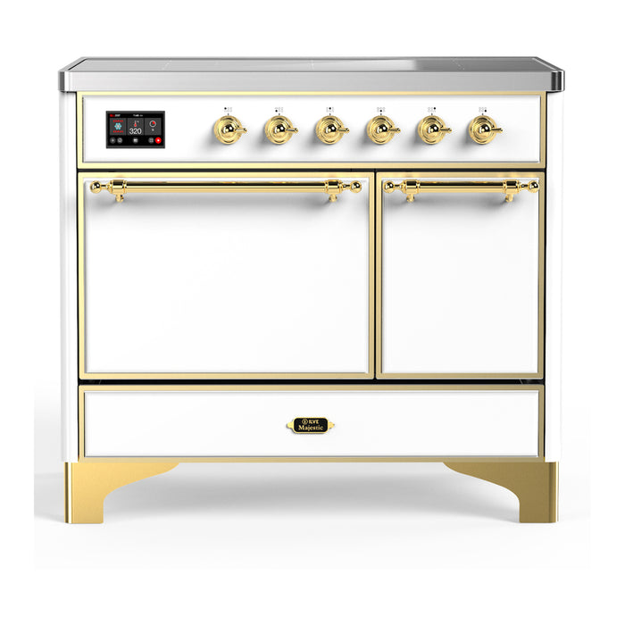 ILVE 40"Majestic III Induction Range, UMDIB40QNR3 — UMDIB40QNR3AWB