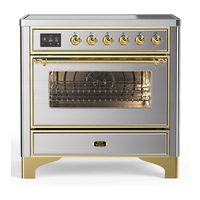 ILVE 36"Majestic III Induction Range, UMIB36NR3 — UMIB36NR3AWB