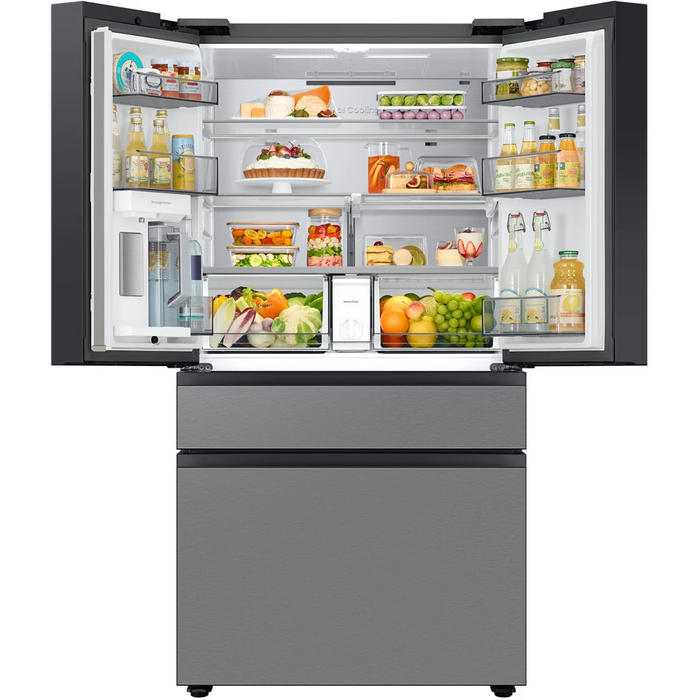 Samsung Bespoke 36" Smart 4-Door French Door Refrigerator RF70F29DER