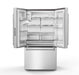 THOR Kitchen 36" French Door Standard Depth Refrigerator, Water Dispenser, Dual Ice Maker - Detail View