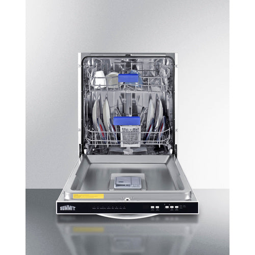 Summit 24" Wide Built-In Dishwasher DW244SSADA