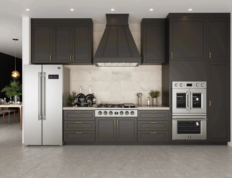 FORNO Salerno 33" Side-by-Side Built-In Refrigerator FFRBI1805-33SB