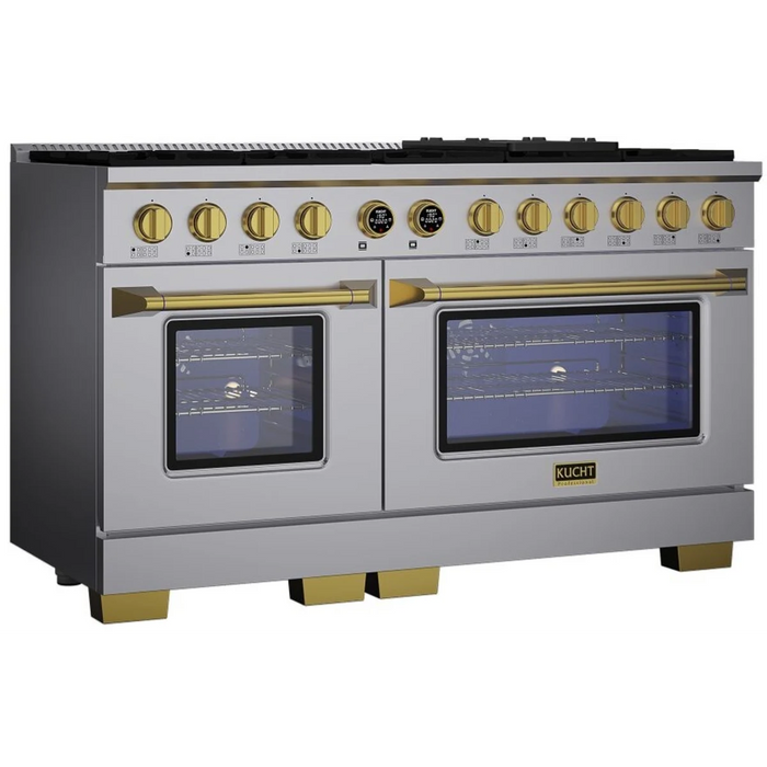 Kucht 60" Freestanding Dual Fuel Range KXP60-GL