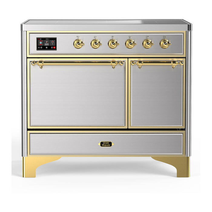 ILVE 40"Majestic III Induction Range, UMDIB40QNR3 — UMDIB40QNR3AWB
