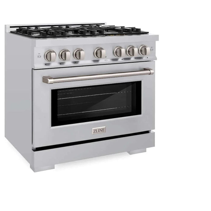 ZLINE 36" Select Gas Range Convection Gas Oven Stainless Steel HGR36