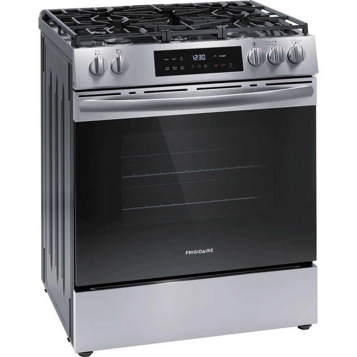 Frigidaire 30" Slide-In Gas Range FCFG3082BS