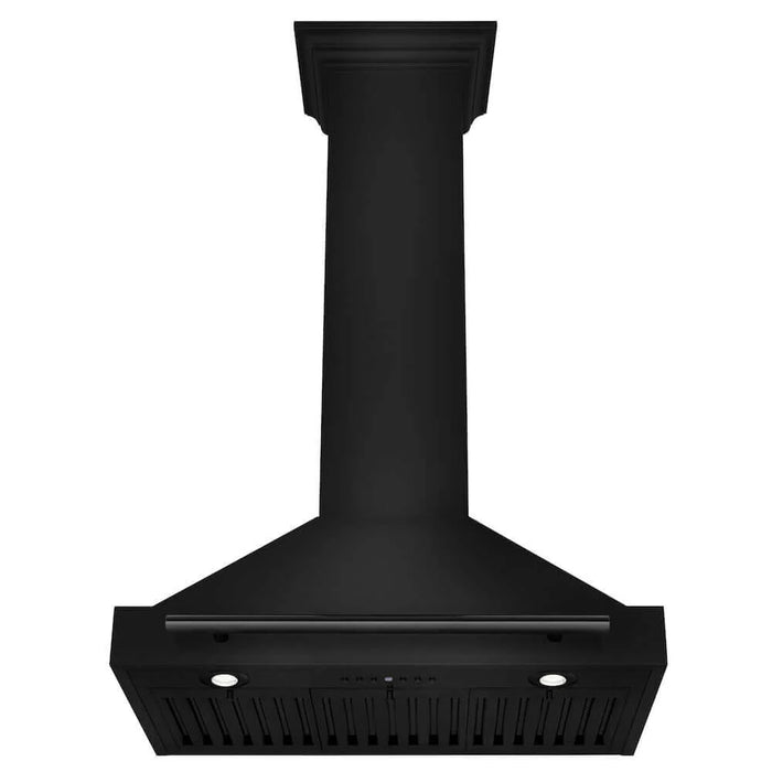ZLINE Convertible Black Stainless Steel Wall Mount Range Hood BSKB4X-30