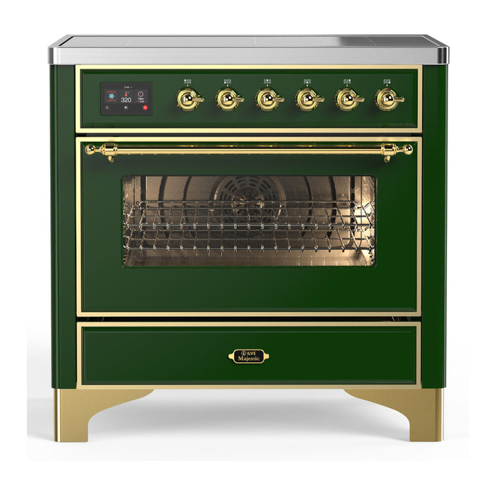 ILVE 36"Majestic III Induction Range, UMIB36NR3 — UMIB36NR3AWB