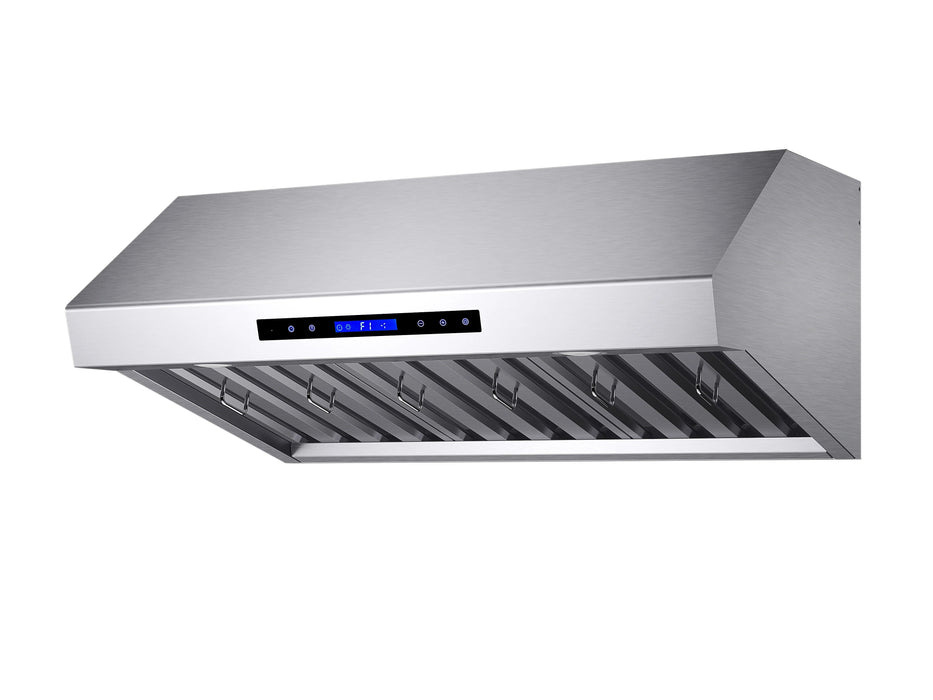 Forno 36'' 500 CFM Wall Mount Range Hood Stainless Steel, FRHWM5030-36