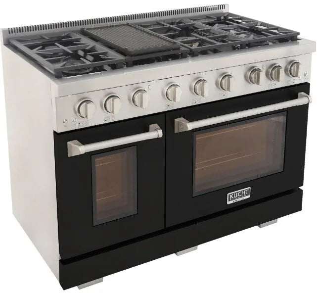 Kucht 48" Freestanding Professional Gas Range KFX4800X-BK