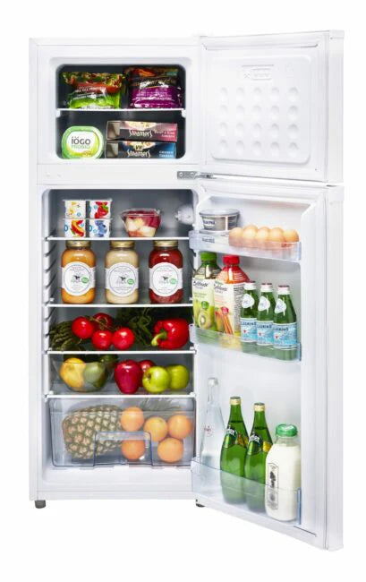 UNIQUE 22.8" Freestanding Top Freezer Refrigerator - Solar, UGP-170L W