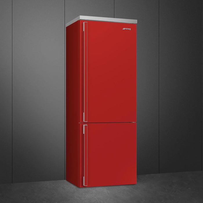 SMEG 28" Freestanding Bottom Mount Refrigerator, FA490URR