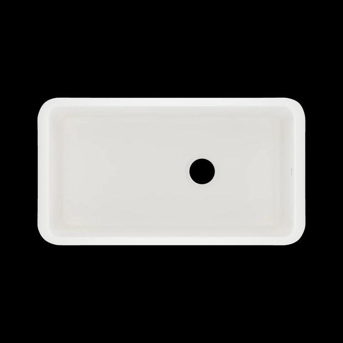 ROHL Allia 34" Fireclay Single Bowl Undermount Kitchen Sink 6497