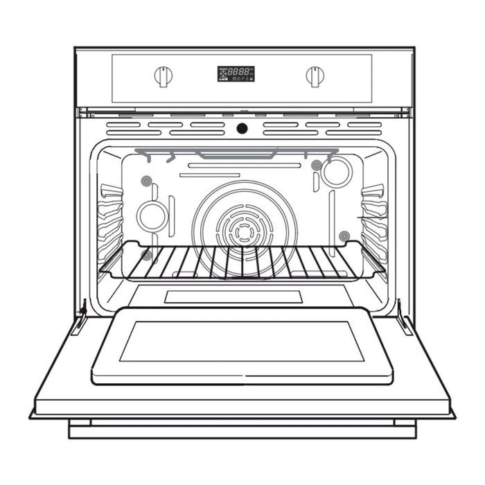 Verona 30" Single Convection Electric Wall Oven VEBIEM3024NSS