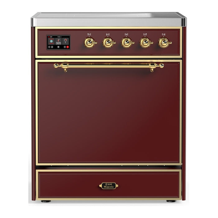 ILVE 30"Majestic III Induction Range, UMIB30QNR3 — UMIB30QNR3AWB