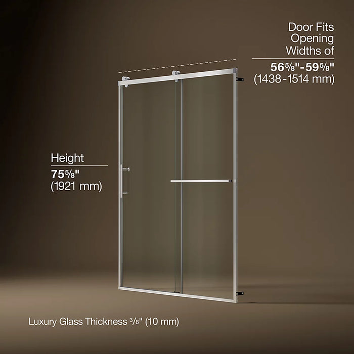 KOHLER Rely H sliding shower door  K-709081-10L-SHP