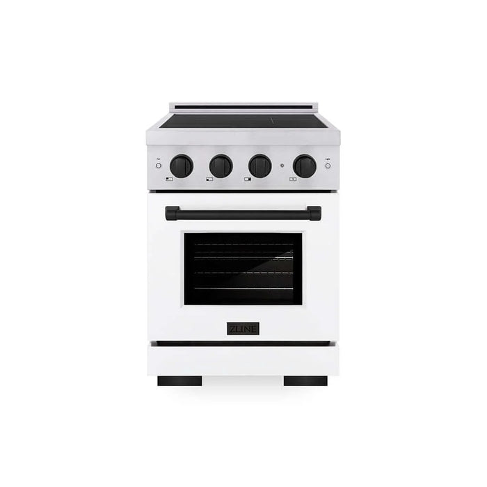 ZLINE Paramount Induction Range, Cooktop, Electric Convection Oven Satin Stainless Steel SINRSZ-WM