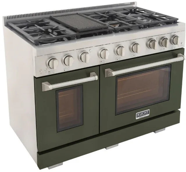 Kucht 48" Freestanding Professional Gas Range Liquid Propane KFX4800X/LP-G