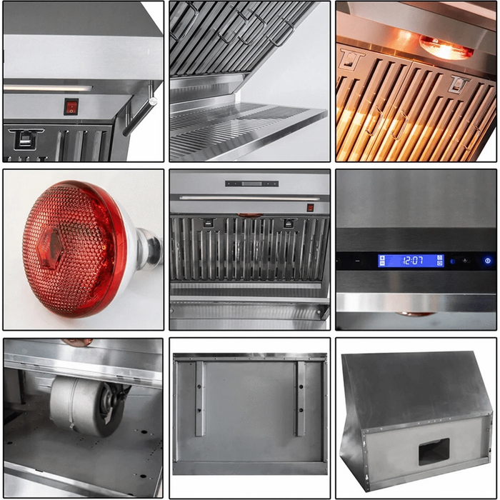 Forno Savona - 30" Wall Mount Range Hood & Back Splash FRHWM5029-30