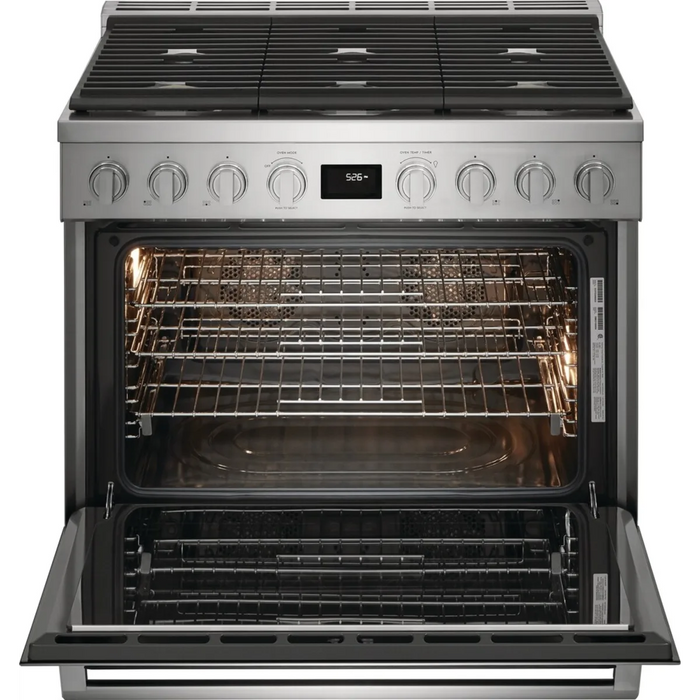 Electrolux 36" Freestanding Dual Fuel Range ECFD3668AS