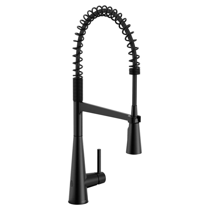 Moen Sleek MotionSense Wave One-Handle Pre-Rinse Spring Touchless Kitchen Faucet 5925EW