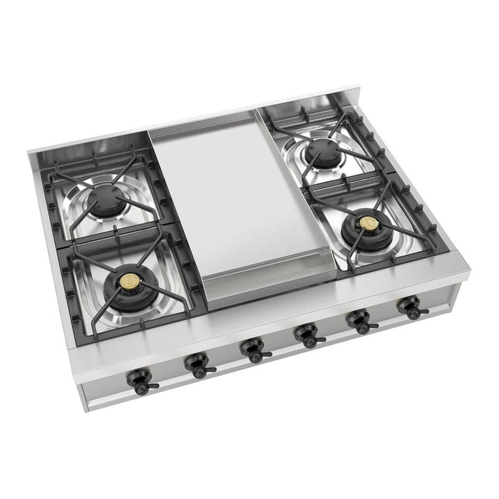 ILVE Nostalgie II 36" Built-In Gas Rangetop UHCP36FNSSB